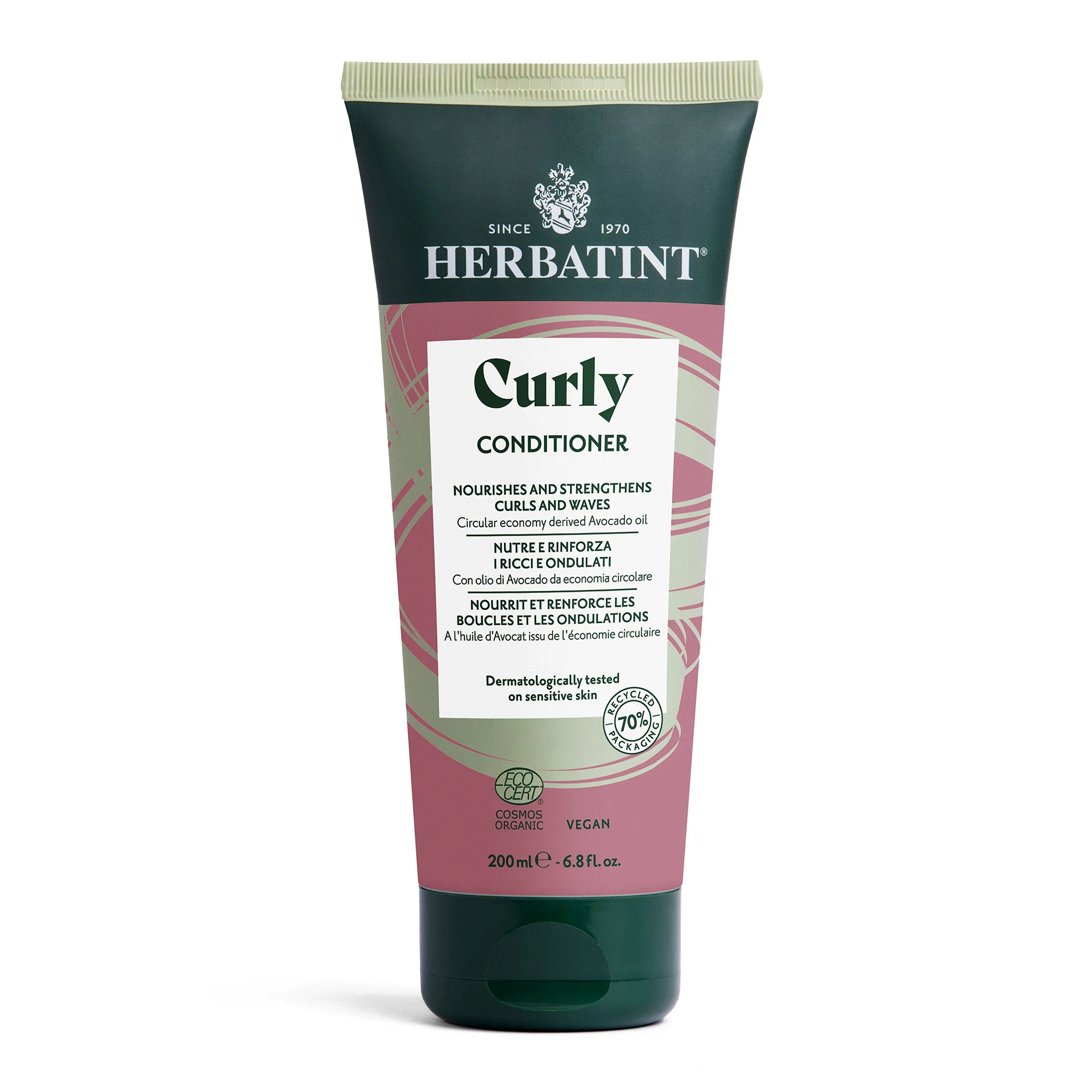 Herbatint Curly Conditioner 200 ml Capelli Ricci e Ondulati