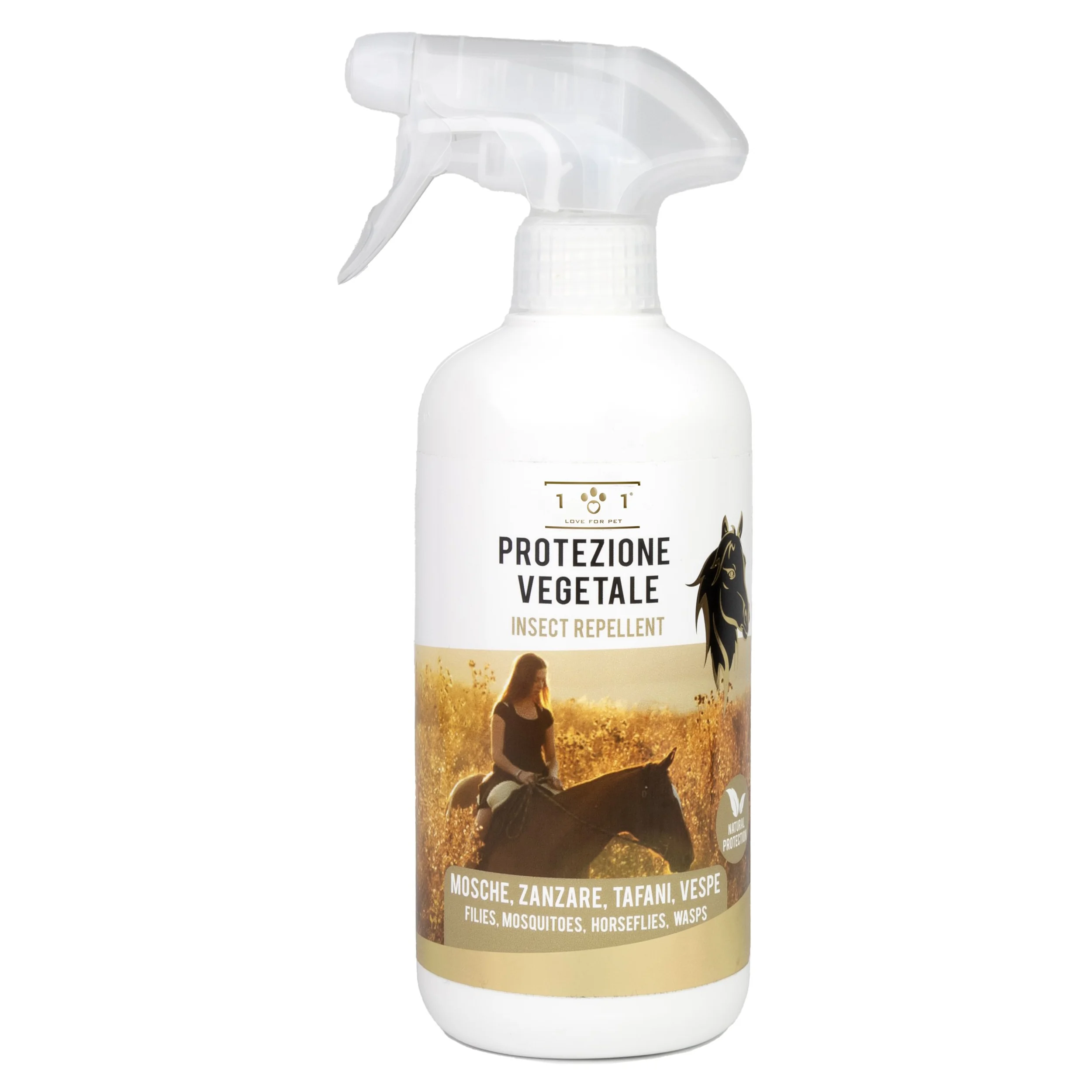 101 Love For Pet Protezione Vegetale Cavalli 500 ml Spray Repellente