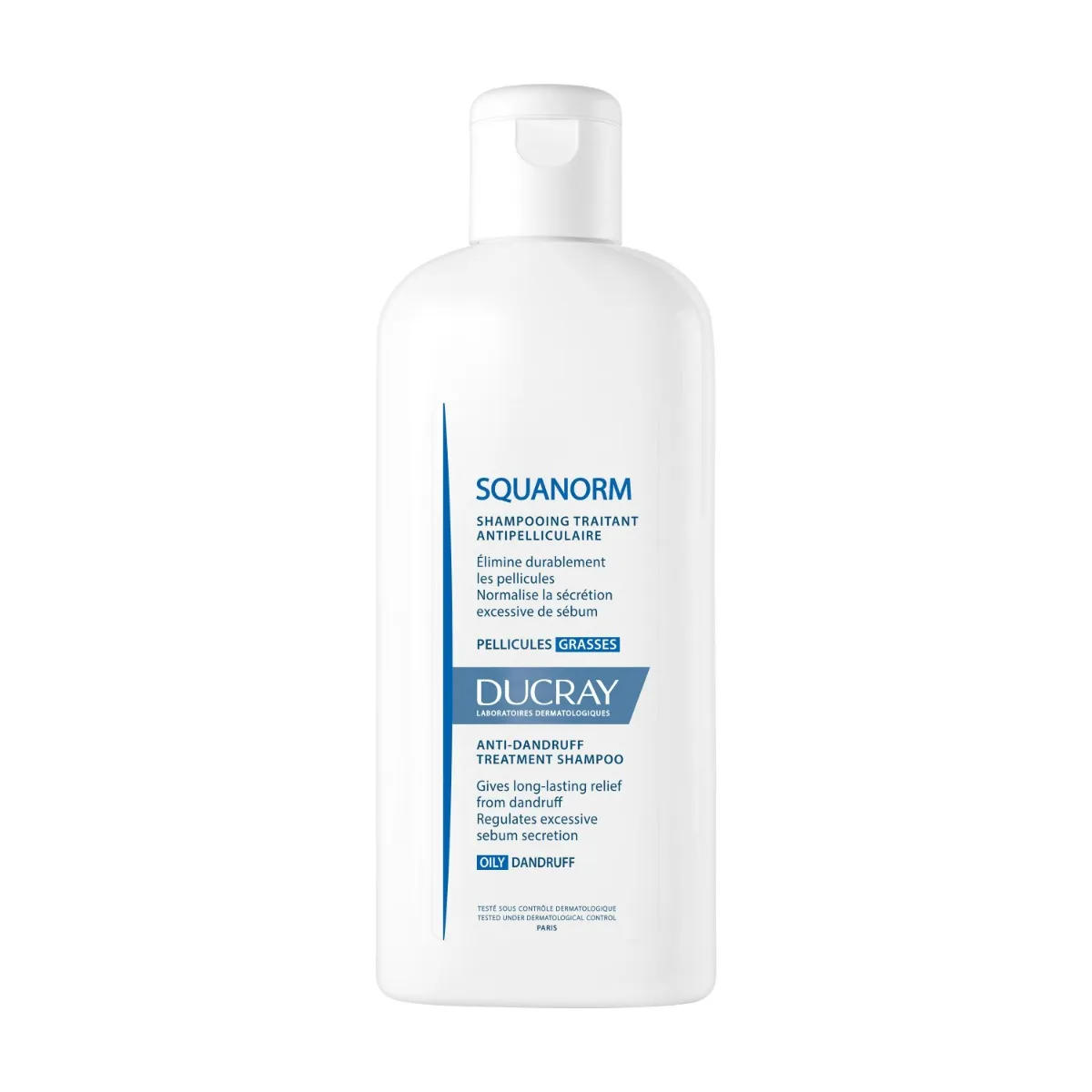 Ducray Squanorm Shampoo Trattante Forfora Grassa 200 ml Shampoo Lenitivo