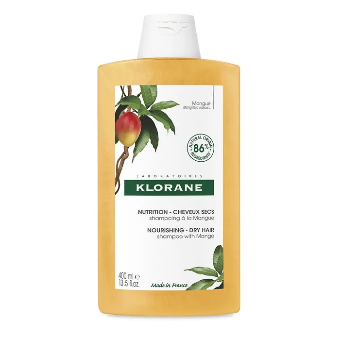Klorane Burro Di Mango Shampoo Nutritivo Capelli Secchi 400 ml