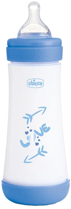 Chicco Biberon P5 300Ml Fast Silicone Boy