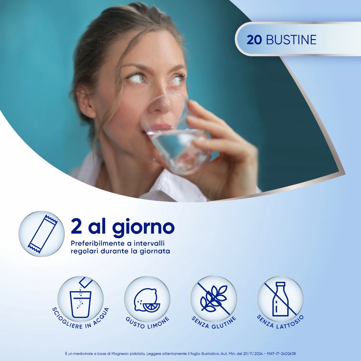 Sanofi Mag2 2,25 g 20 Buste Integratore di Magnesio