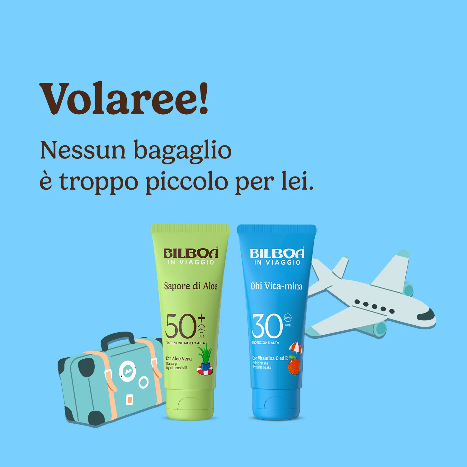 Bilboa Viso&Corpo Crema Solare Spf 50 Travel Size