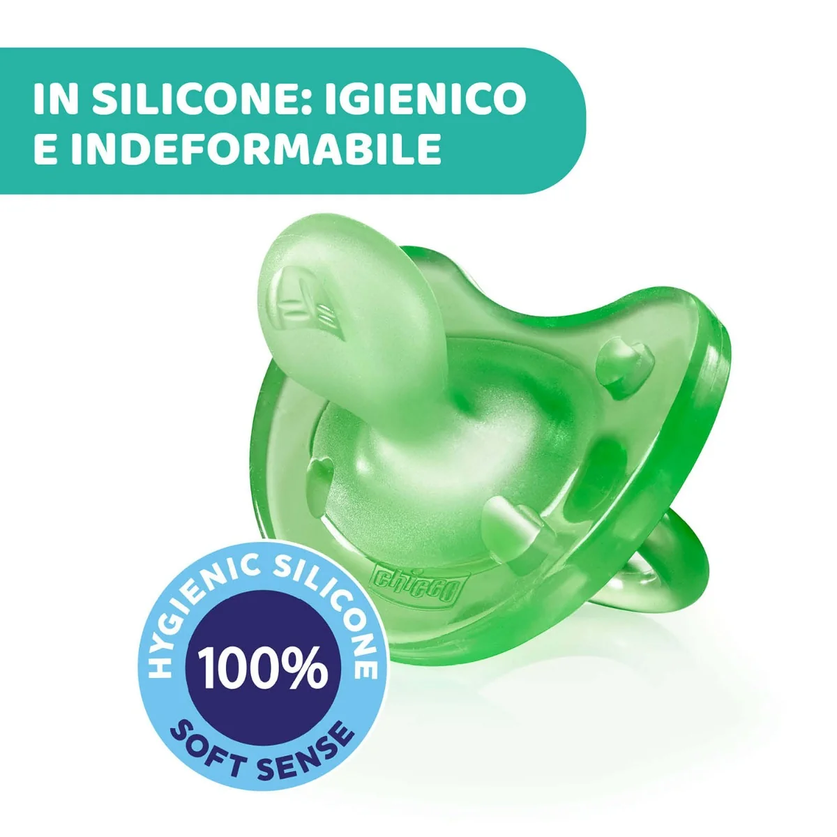 Chicco Gommotto Physioforma Silicone Bimbo 16-36 Mesi 2 Pezzi