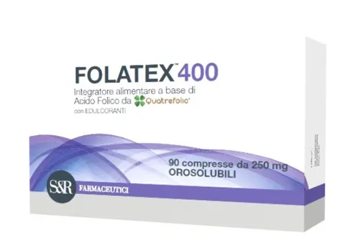 FOLATEX 400 INTEGRATORE ACIDO FOLICO GRAVIDANZA 90 COMPRESSE