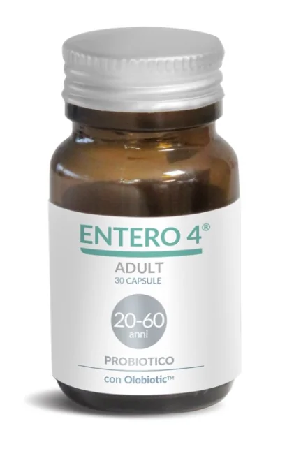 Entero 4 Adulti 30 Capsule Integratore di fermenti lattici