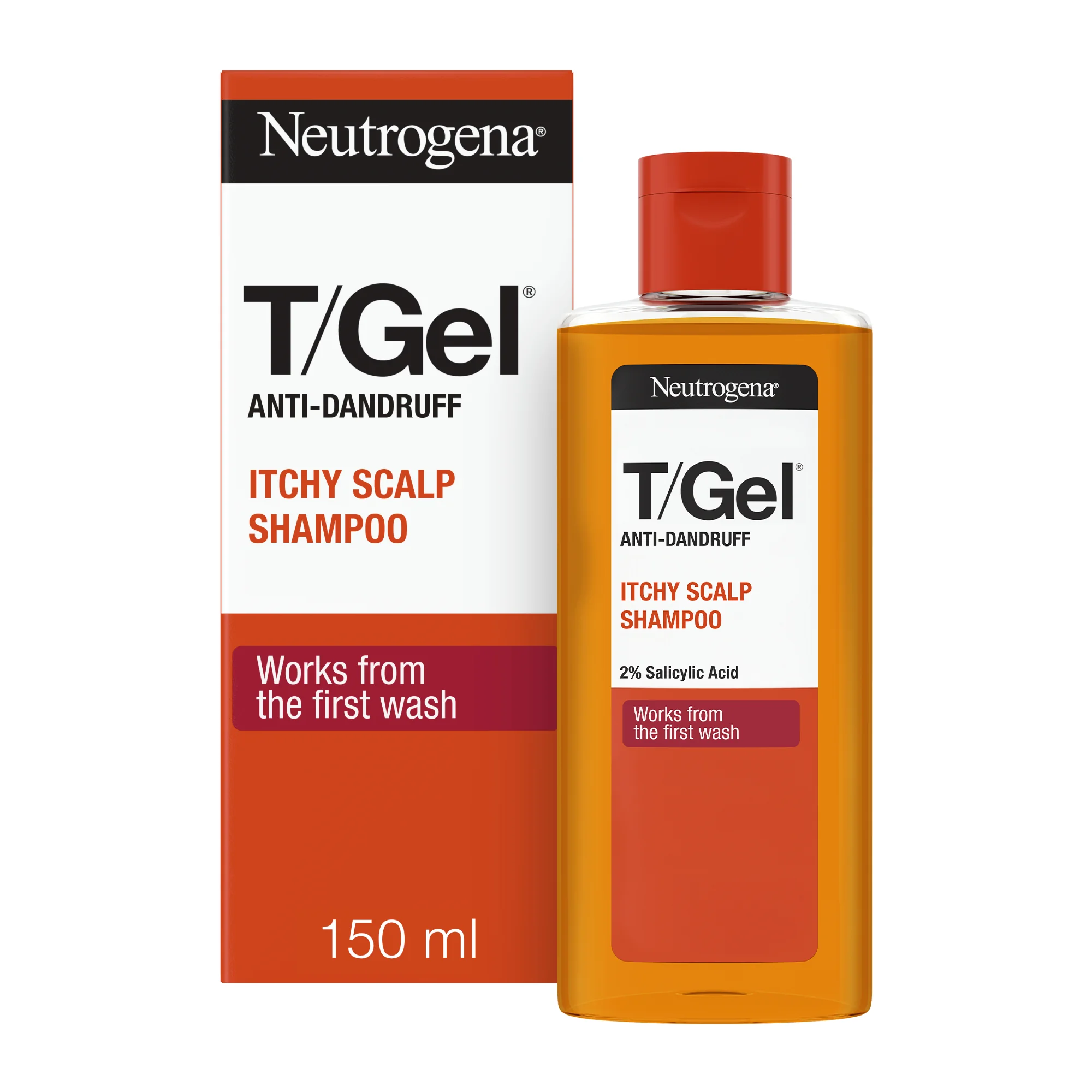 Neutrogena Shampoo Antiforfora T/Gel Forte Prurito Intenso 150 ml Shampoo uomo per forfora secca