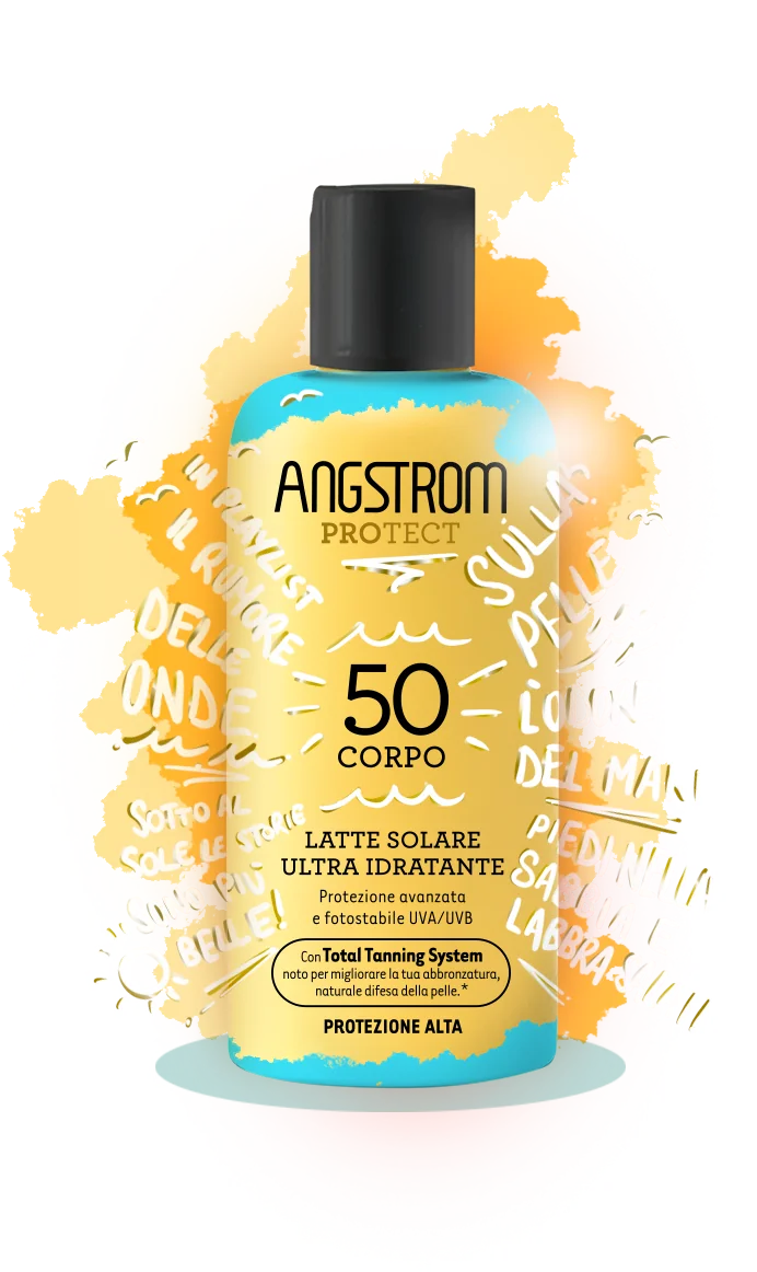 Angstrom Latte Solare SPF50+ 200ml Collection Protezione Solare