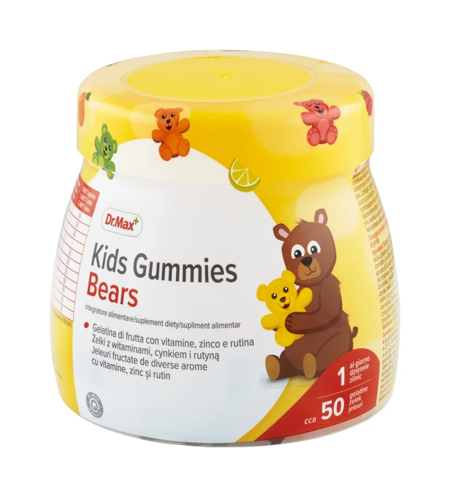 Dr. Max Kids Gummies Bears 50 Pezzi Multivitaminico Per Bambini