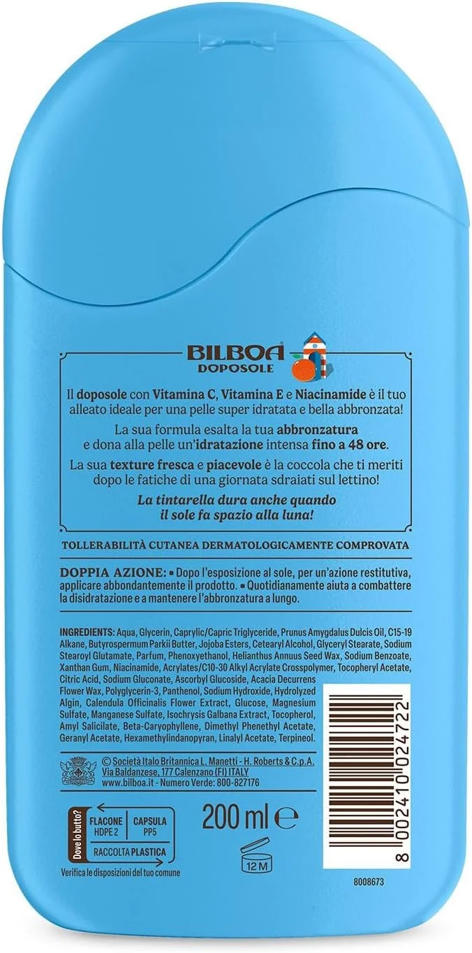 Bilboa Doposole Nutri Bronze 200 Ml