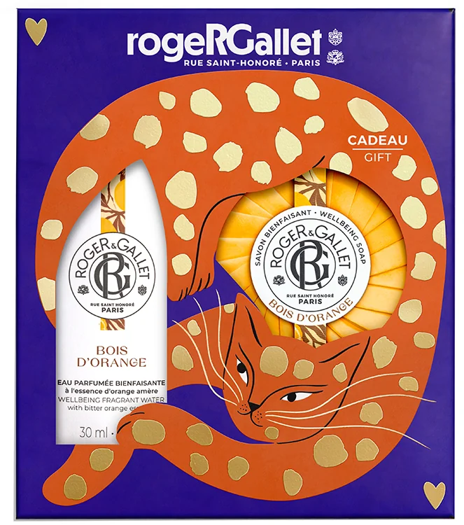 Roger&Gallet Set Natale Bois D'Orange Eau De Toilette 30 ml + Saponetta 100 g Freschezza e Benessere