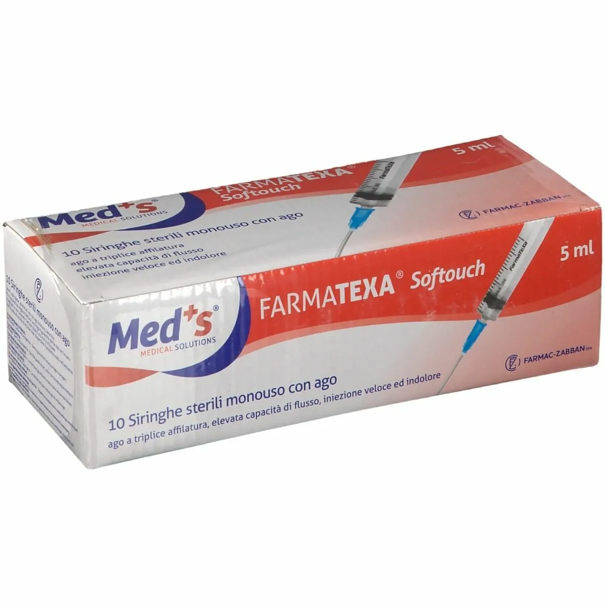 Med's Siringa Sterile Monouso 5 ml 10 Pezzi