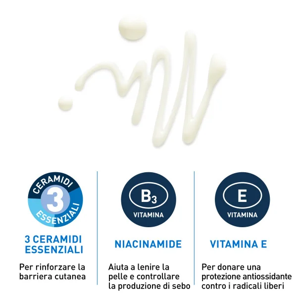 CeraVe Fluido Protettivo Solare Oil Control SPF50+ 50 ml Fluido Solare Invisibile per Pelli Grasse