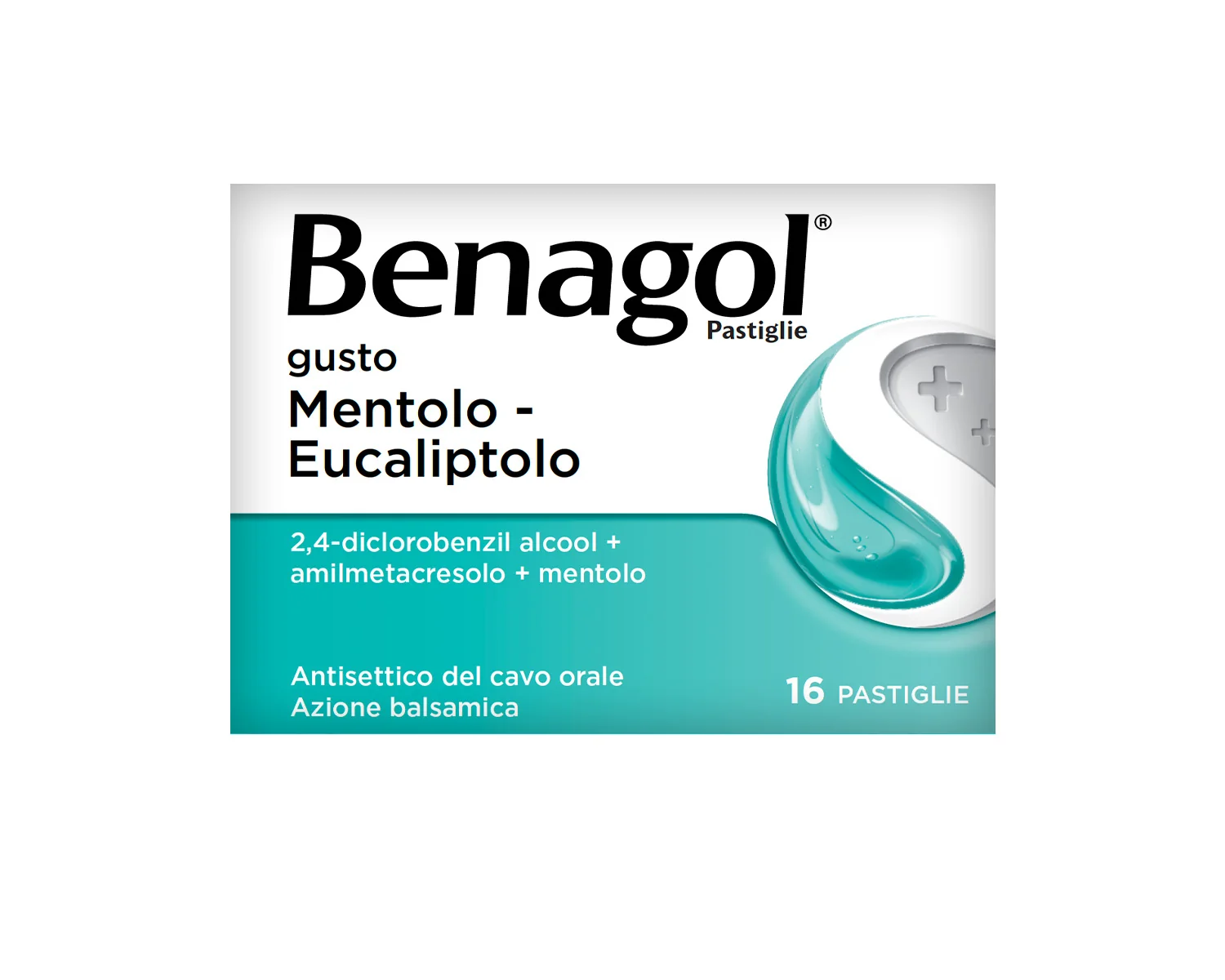 Benagol Mentolo Eucaliptolo 16 Pastiglie Antisettico del Cavo Orale