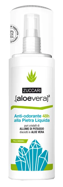Zuccari Aloevera2 Deodorante alla Pietra Liquida Anti-odori 100 ml