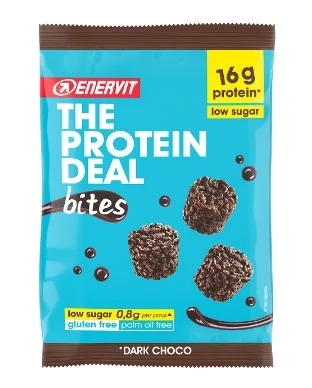 The Protein Deal Bites Dark Choco 53 G Senza Glutine
