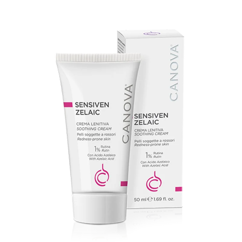 Canova Sensiven Zelaic Crema Lenitiva 50 ml Pelli Soggette a Rossori