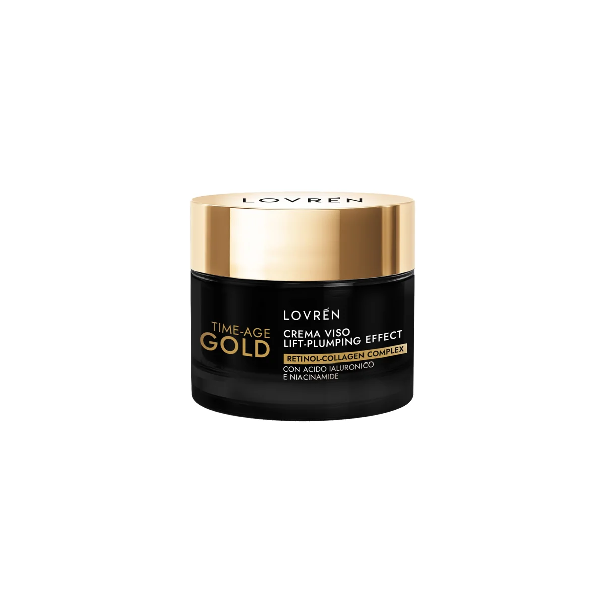 Lovren Crema Viso Time Age Gold Lift Plumping Effect 30 ml Crema rimpolpante