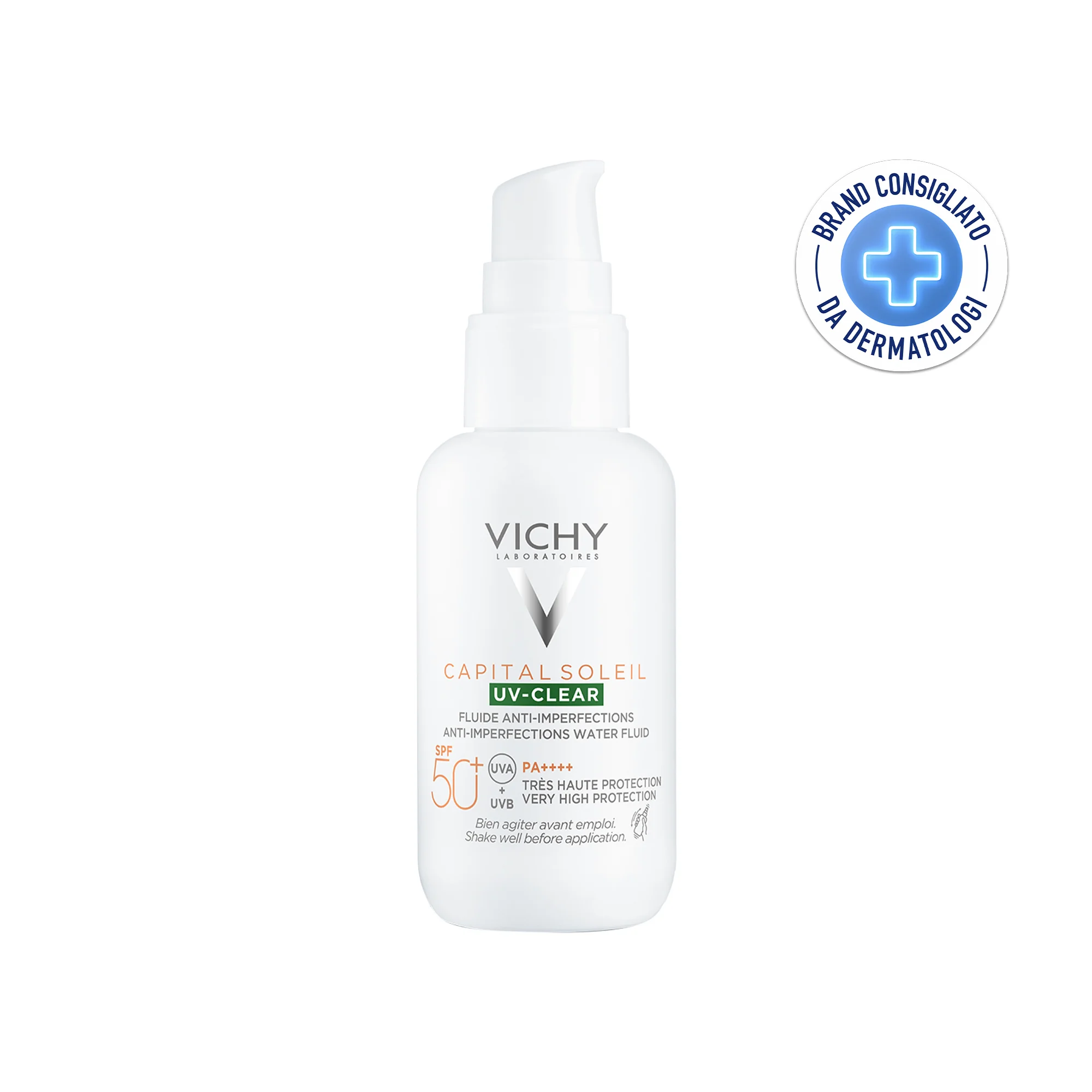 Vichy Capital Soleil UV Clear SPF50 40 Ml Fluido solare antimperfezioni