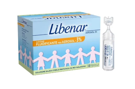 Libenar Aerosol 3% Ipertonica 30 Flaconcini Fluidificante