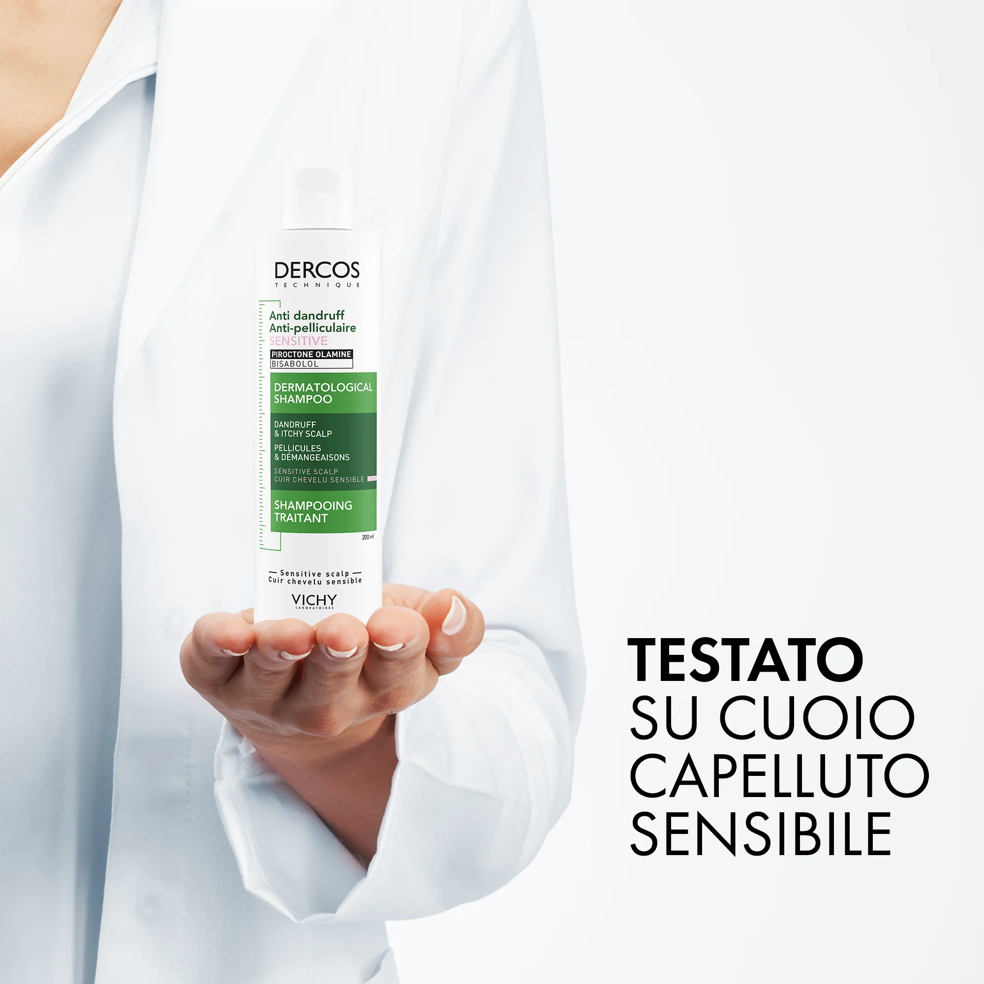 Vichy Dercos Antiforfora Sensitive Shampoo 200 ml Cuoio Capelluto Sensibile