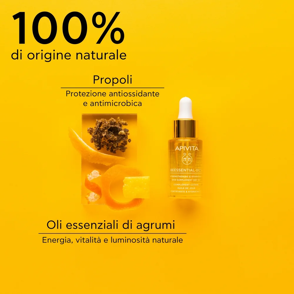 Apivita Beessential Oils Day Oil 15 ml Rinforzante e Idratante