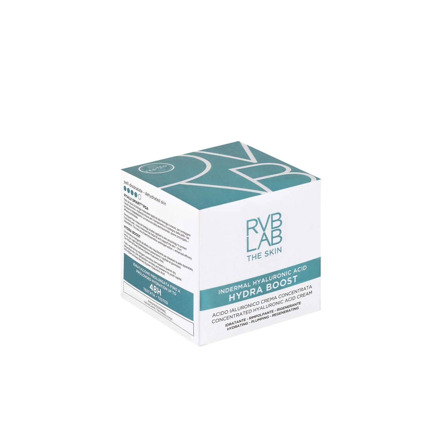 RVB Lab Hydra Boost - Acido Ialuronico Crema Concentrata 50ml Pelle Disidratata e Secca