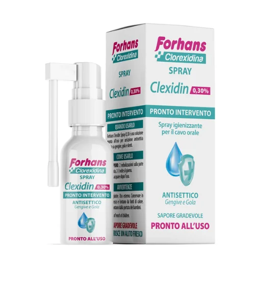Forhans Clexidin Spray Antisettico 50 ml Benessere Gola