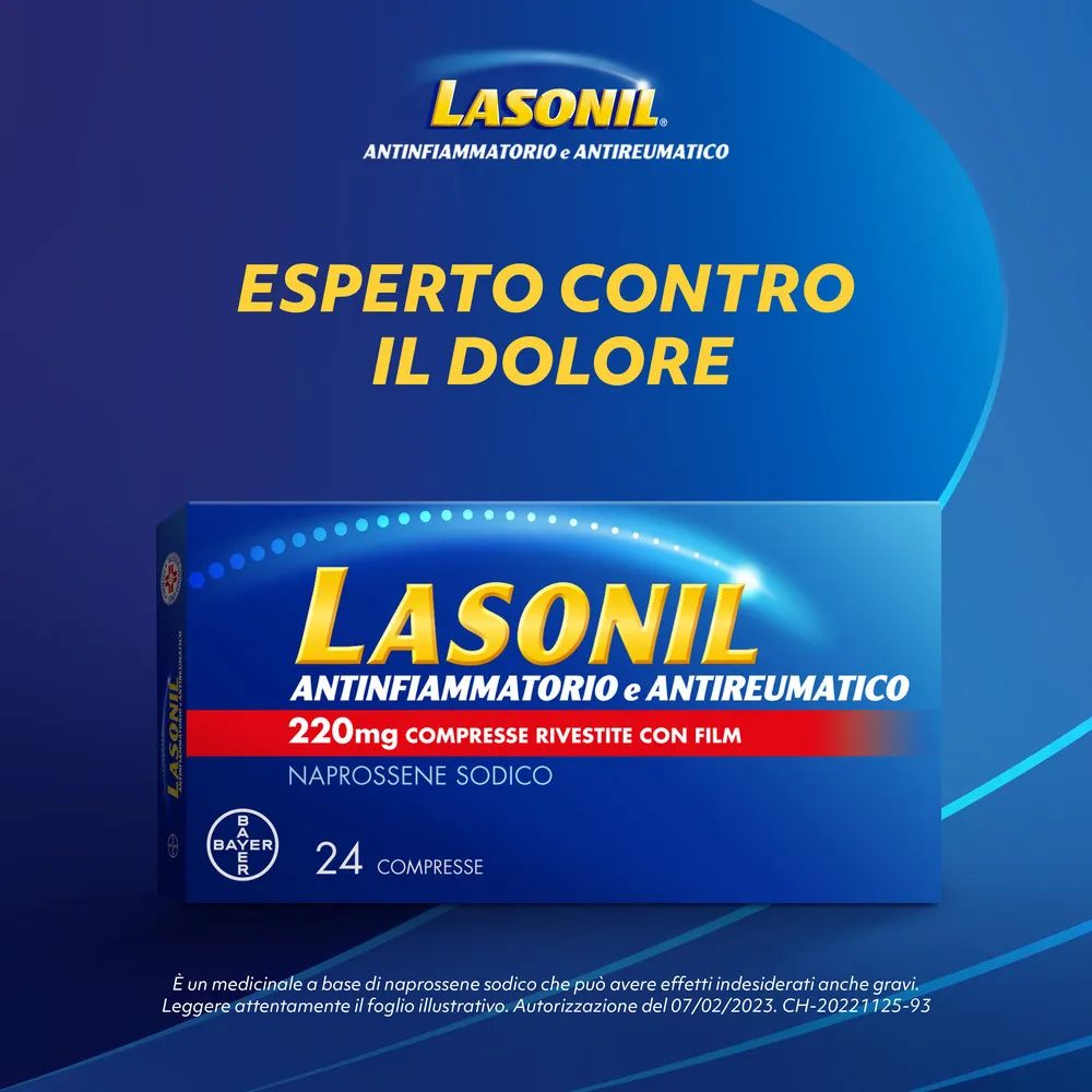 Lasonil Antidolorifico e Antinfiammatorio 24 Compresse Dolore