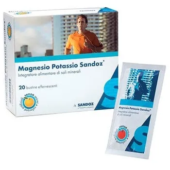 Sandoz Magnesio Potassio 20 Bustine Integratore di Sali Minerali