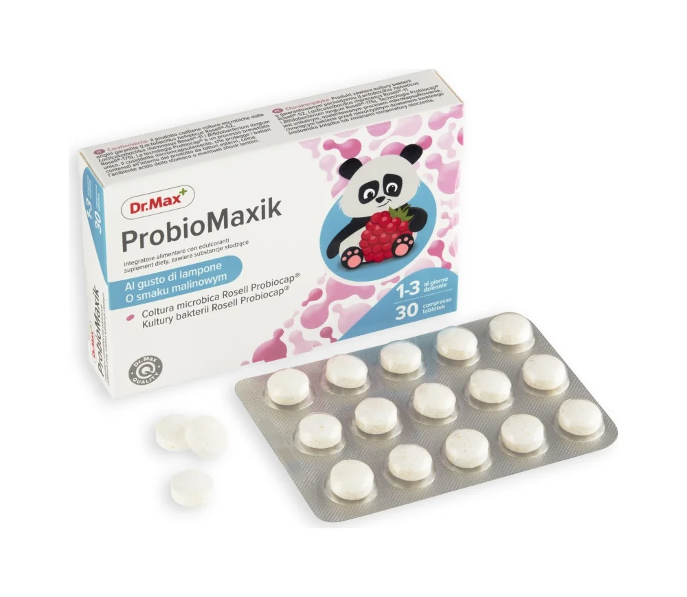 Dr. Max Probiomaxik Bambini 30 Compresse Fermenti Lattici per Bambini