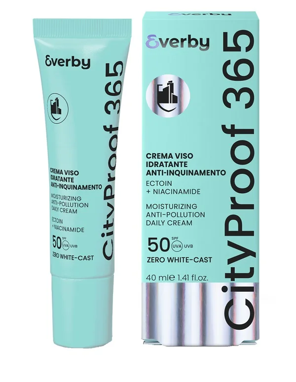 Everby Cityproof 365 Spf50 Crema Viso Idratante Anti-Inquinamento 40 Ml