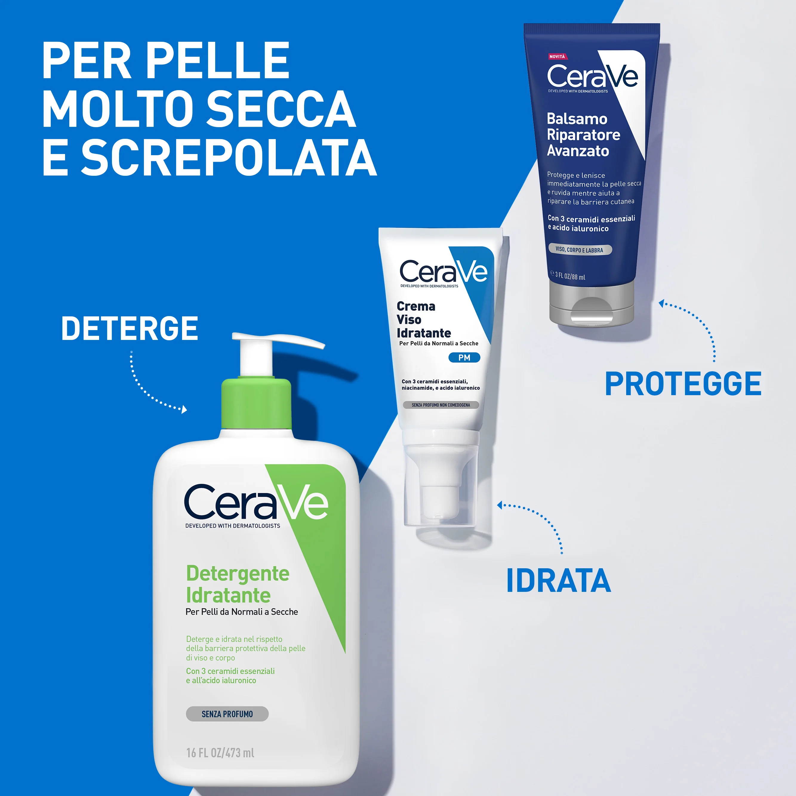 Cerave Balsamo Riparatore Avanzato 88 Ml Idratazione Intensa