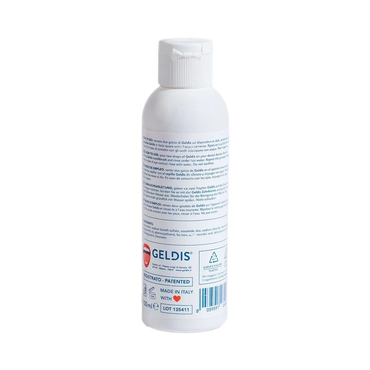 Geldis 100 ml Igiene apparecchi
