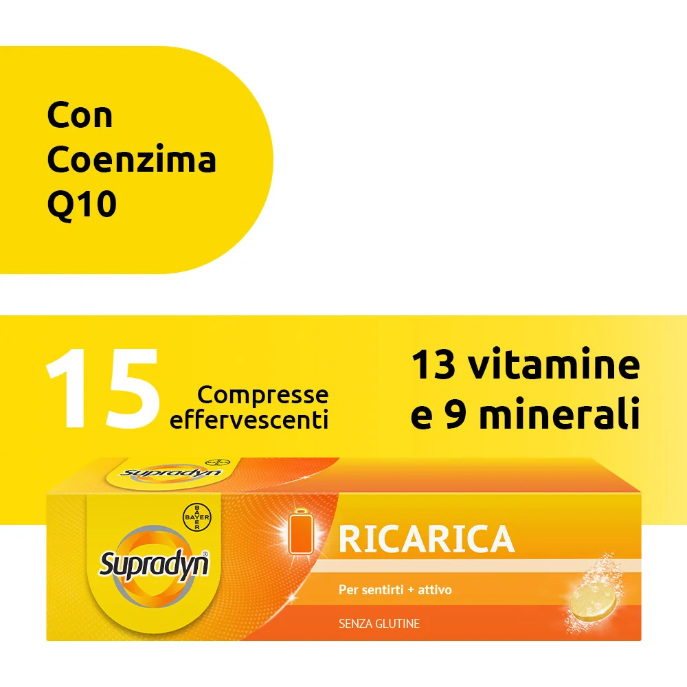 Supradyn Ricarica Integratore 15 Compresse Multivitaminico e Minerali