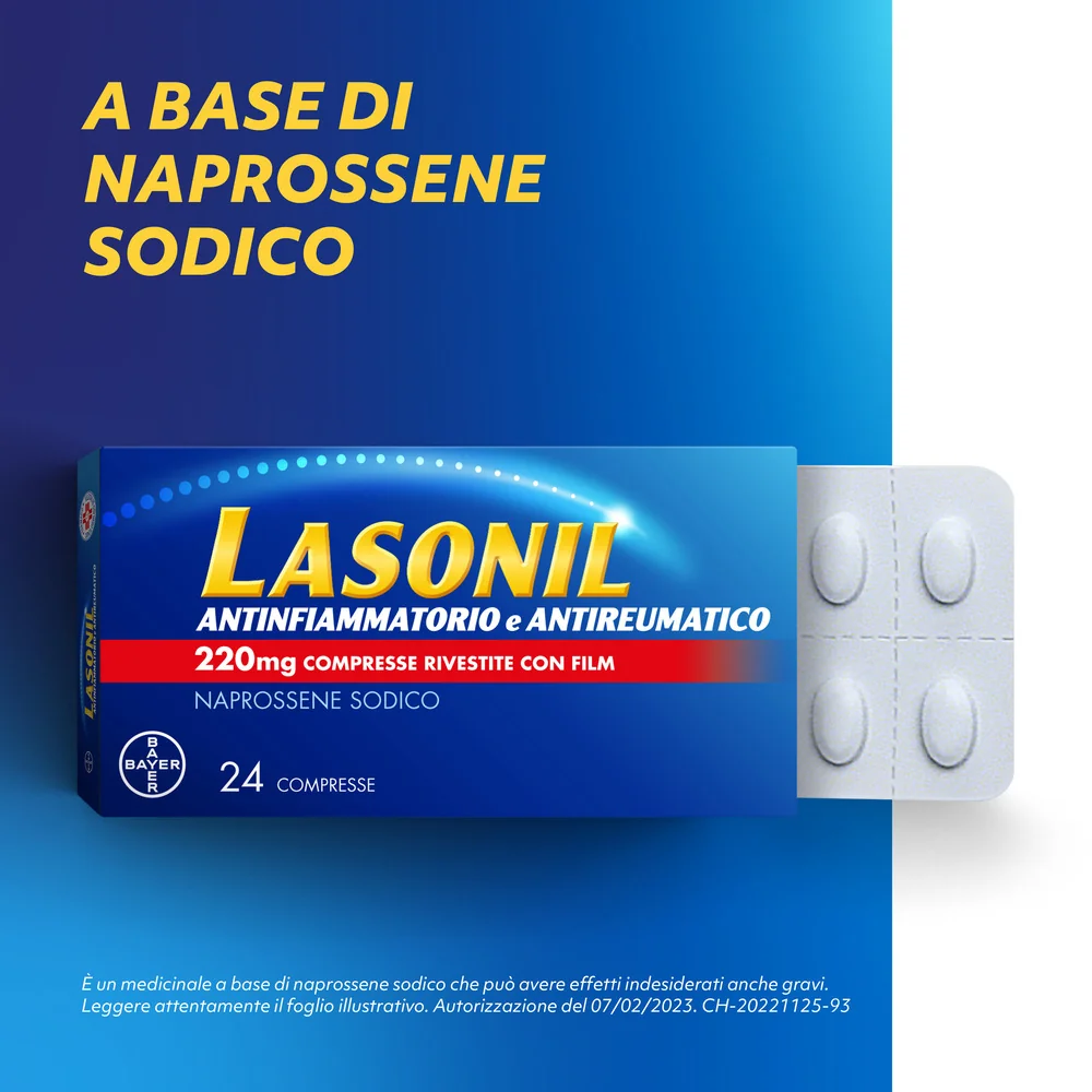 Lasonil Antidolorifico e Antinfiammatorio 24 Compresse Dolore