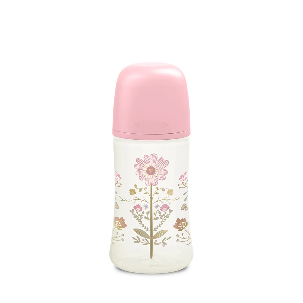 Suavinex Gold Biberon Silicone Rosa 270 ml
