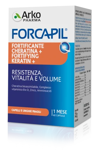 Forcapil Fortificante Cheratina 60 Capsule Integratore a base di Cheratina