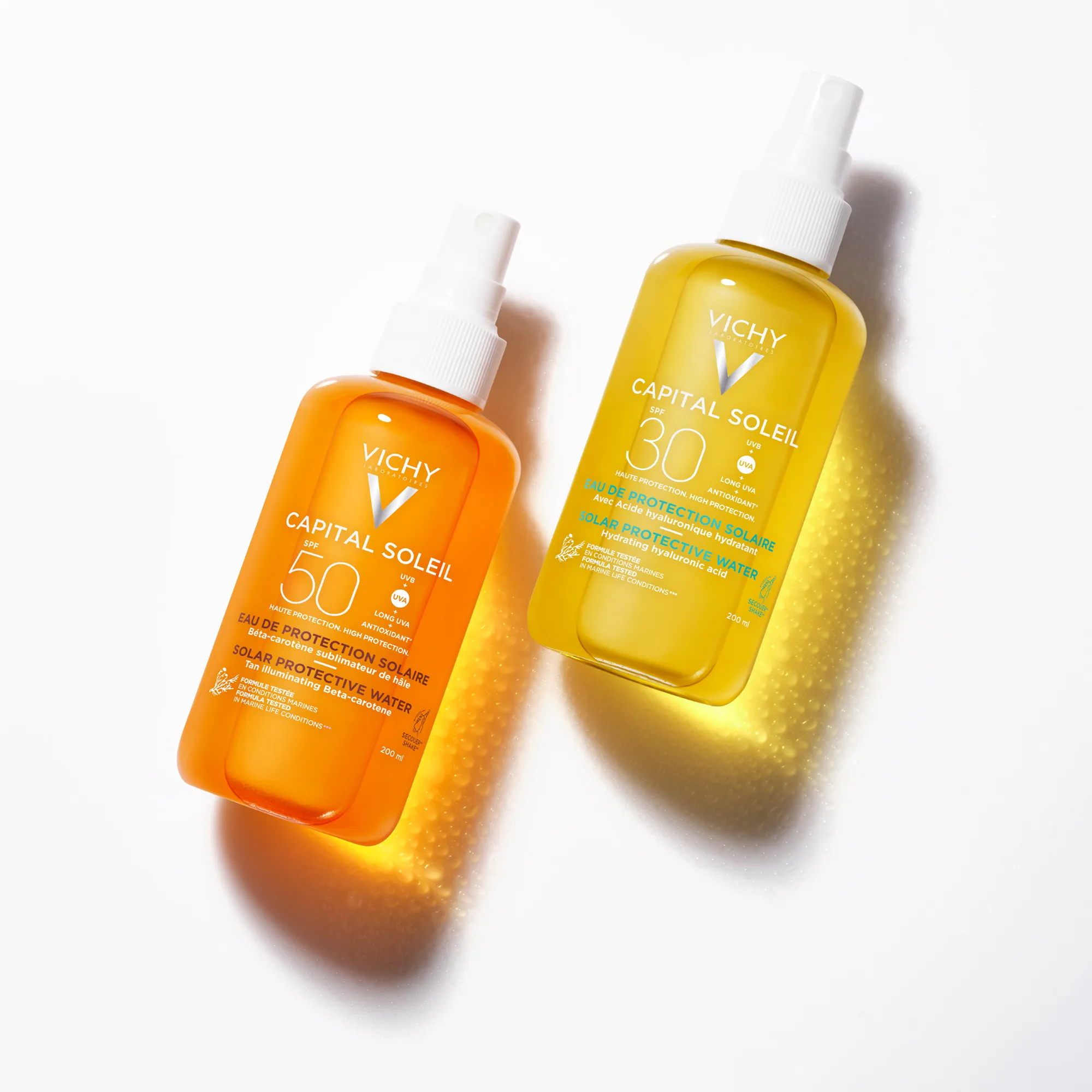 Vichy Ideal Soleil Acqua Solare SPF30, 200 Ml Protettiva idratante