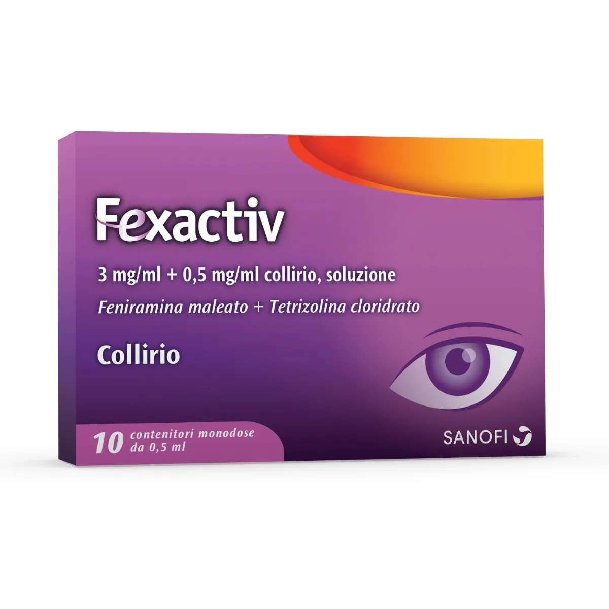 Fexactiv Collirio 0,3%+0,05% 10 Flaconcini
