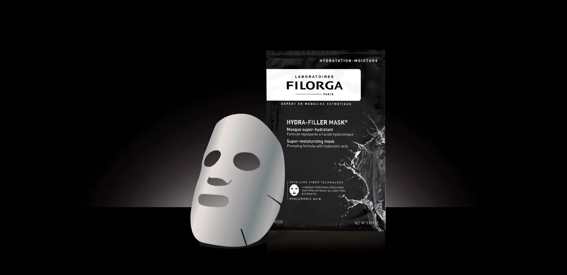 Filorga Hydra-Filler Mask 23 g Maschera In Foglio All’ Acido Ialuronico