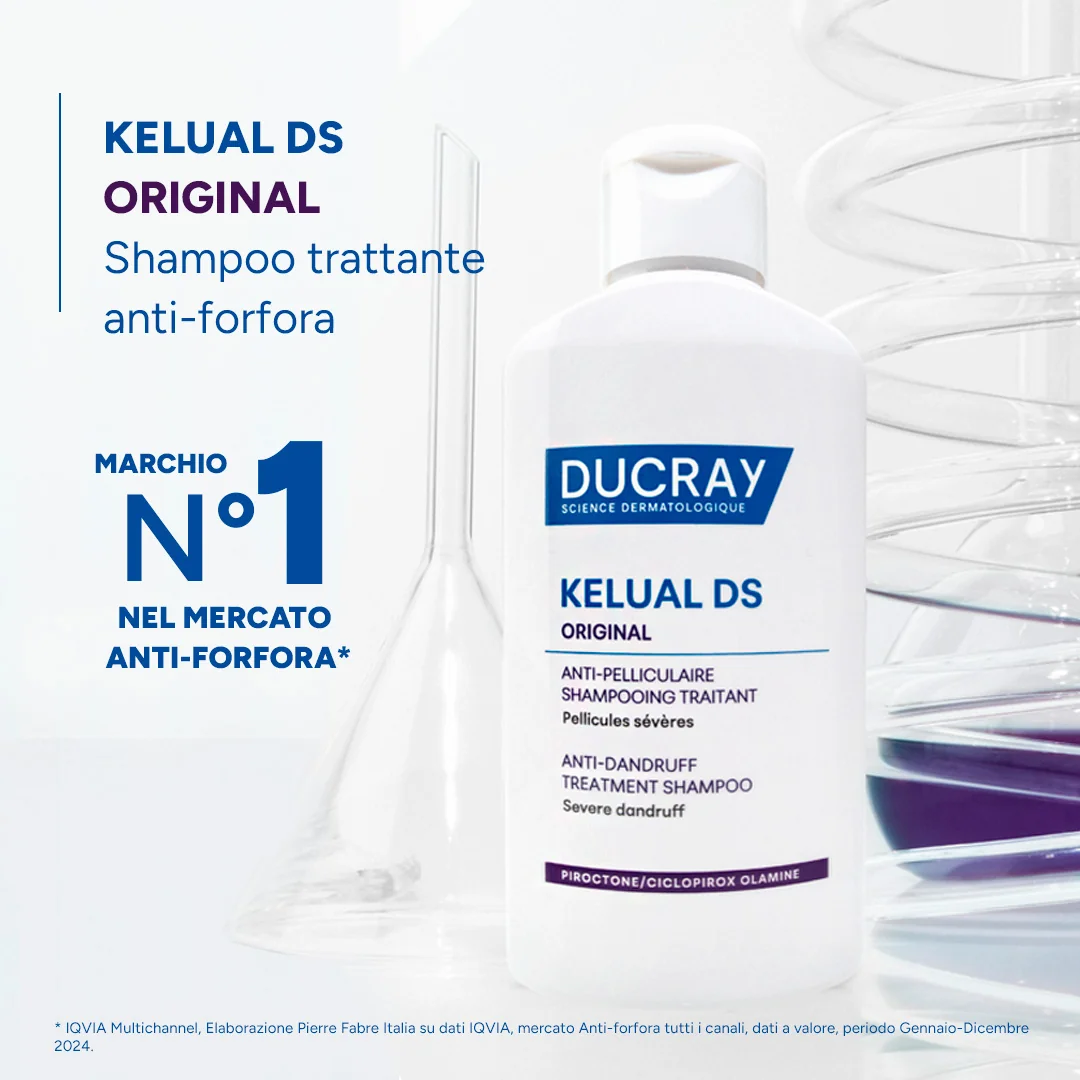 Ducray Kelual DS Shampoo Trattante Contro la Forfora Severa 100 ml Antiforfora