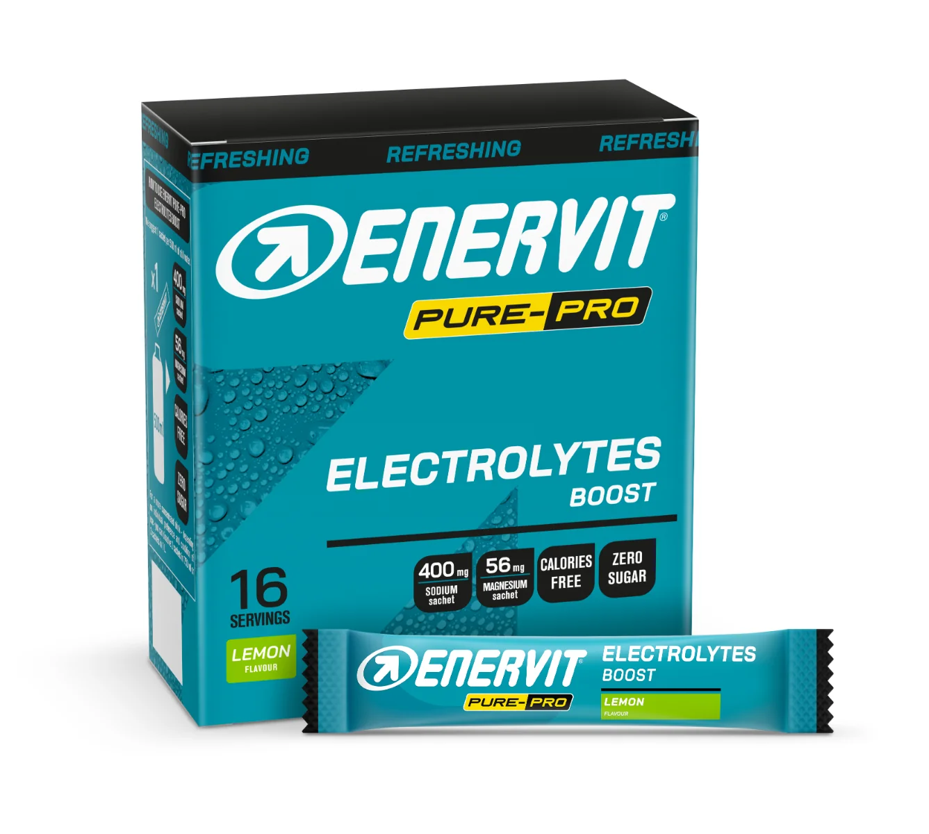 Enervit Pure Pro Electrolytes Boost 16 Bustine Da 4 G Senza Calorie