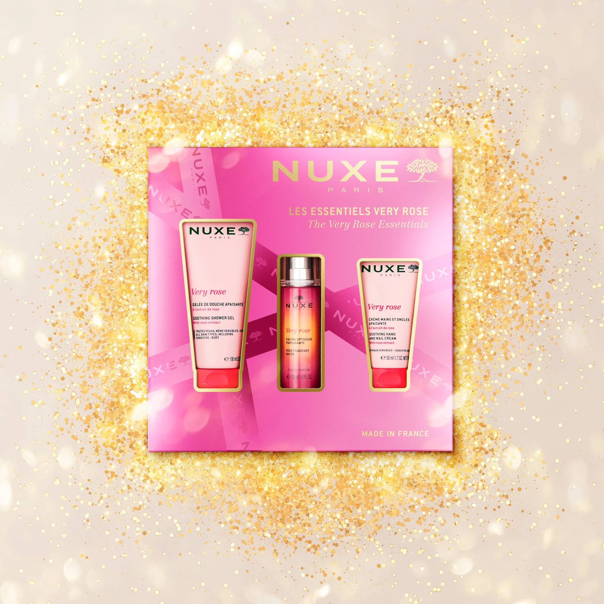 Nuxe Coffret Very Rose 2025 Ideale per Tutti i Tipi di Pelle