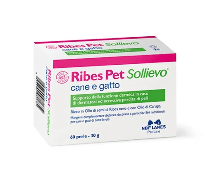 Ribes Pet Sollievo 60 Perle Integratore per Dermatosi
