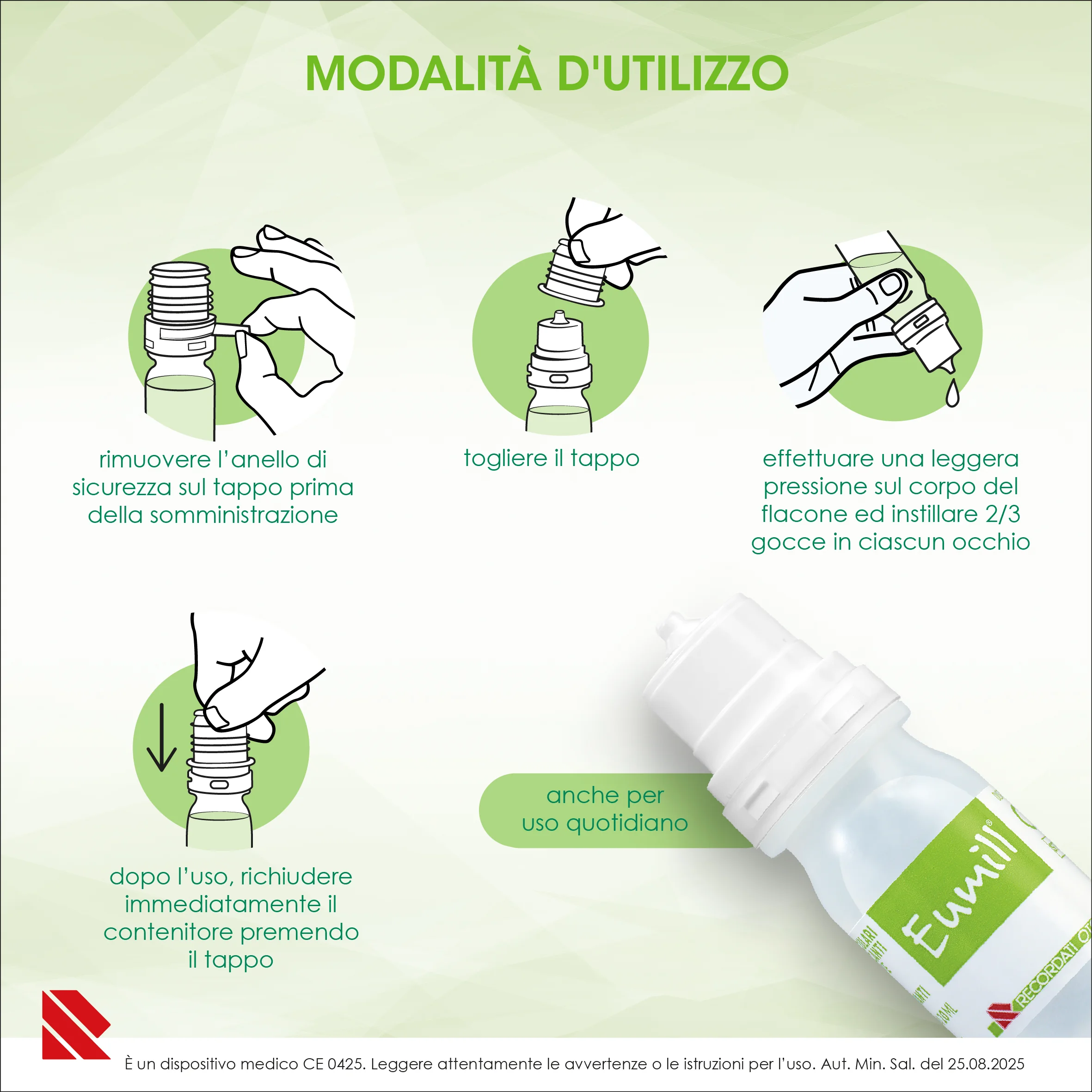 Eumill Gocce Oculari Fl 10 ml Lenitivo e Calmante per Occhi