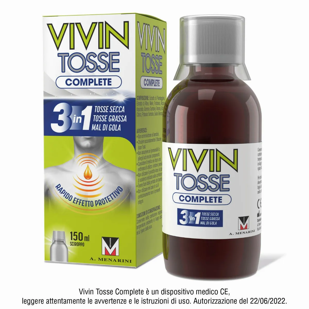Vivin Tosse Complete Sciroppo Per Tosse 150 ml