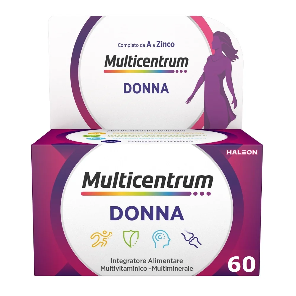 Multicentrum Donna 60 Compresse Multivitaminico Donna