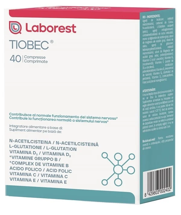 Tiobec 40 Compresse Stanchezza e Affaticamento