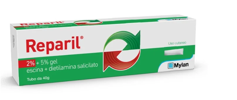 Reparil Gel C.M. 2%+5% 40 g Dolori Articolari e Muscolari